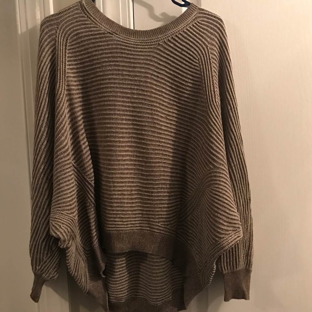 Brass Plum slouchy knit sweater
